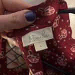 Anthropologie Quilted Floral Blouse Boho Western Peasant Top – Size L Photo 8