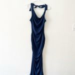 Michael Stars NEW Karina Midi Dress Navy Nocturnal Medium Photo 3