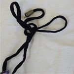 Free People  daisy babe halter tank top purple floral crop top xs tie Photo 5