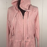 Tommy Bahama womens pink  jacket full zip hood tie waist Medium Photo 0