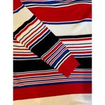 Talbots Red White Blue Boatneck Nautical Classic Business Casual Size MEDIUM Photo 7