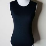 Abercrombie & Fitch Abercrombie Black Sleeveless Round Neck Bodysuit Photo 0