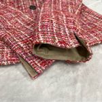 Carlisle  2 Tweed Blacker Jacket Coat Pink Red Orange Ivory Wool Silk Suit Career Photo 9