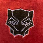 Marvel Black Panther Wakanda Forever Velour Full Zip Hoodie Sweatshirt Soft Photo 5