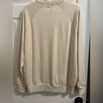 NWT Feat unisex large oatmilk ivory Roam Crew Neck long sleeve Shirt Photo 7