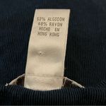 Jones New York Vtg 90s Y2K Sport Ribbed Tee Basic Fitted Short Sleeve Navy Small Photo 3