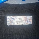 Pink republic  Women’s Black Open Front Cardigan Sweater with Pockets Size S Photo 3