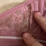 Colsie Pink Lace Trim Bralette Photo 3