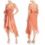 Joie NEW  Silk Hacinthia Asymmetrical Mix Sleeves Silk Dress Size Large Photo 1