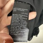 White House | Black Market  Womens 2 Black Jacquard Print Silk Blend Blouse Top Photo 5