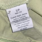 Calvin Klein Jeans Floral Short Sleeve V-neck T-Shirt in Green - size small Photo 3