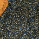 Zuri Kenya African Motif 3/4 sleeve button down dreee green blue black S Photo 4