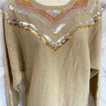 Joseph NWT Embellished Cable Knit Sweater Pink Gold Sequins A. women size S Photo 0