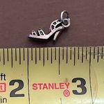 Silver Tone High Heel Charm Pendant Photo 4