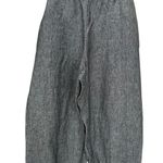 J.Jill Love Linen Women's Plus 3X Capri Gray Pant 100% Linen Pockets #A5-1 Photo 0