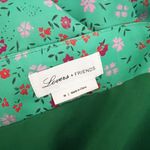 Lovers + Friends  Cam Asymmetrical Drawstring Ruched Pencil Skirt Parakeet Ditsy Photo 1