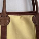 RH banana yellow and brown leather large tote bag Photo 5
