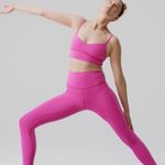 Lululemon Athletica Align High Rise Crop Sonic Pink Leggings Photo 4