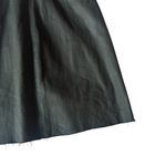 Pistola Black Waxed Denim Jumper Dress Sleeveless Button-Down Size Small Women's Photo 7