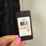 Guess  Lace Overlay Ruffle Hem Mini Dress Black 2 Photo 3