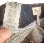 BCBGeneration  Dark Wash Pleated Tie Waist Denim Mini Skirt Photo 9