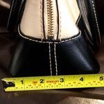 Kate Spade Wellesley Street Cream & Black Leather Dome Shaped Gold Satchel Bag Photo 7