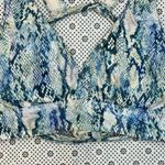 Next Swim Bralette Top – Size 34B/C
Blue snakeskin print bikini Blue Size M Photo 1