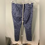 Pilcro and the Letterpress Pilcro Anthropologie Blue Wash‎ Leopard Print Skinny Jeans Photo 4