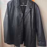 Mossimo Supply Co 100% Genuine Leather Vintage Jacket Photo 1