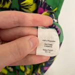 J.Crew Factory Printed Drapey Scoopneck Top Green Fuchsia Cap Sleeve Office 6 Photo 6