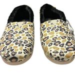 Toms NEW Women’s Alpargata Espadrilles size 8 Gold Glitter Cheetah Photo 4