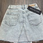 White Fox Boutique White Fox Around Town Denim Skirt Photo 3