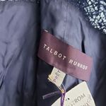 BHLDN Talbot‎ Runhof Navy Blue Lace Long Sleeve Dress Photo 9