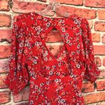 Blue Life Revolve Red Floral Amaris Mini Dress Photo 13