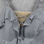 Cacique Women's Stripe Ruffle Tankini Top Blue Size 24 Beach Pool Photo 3