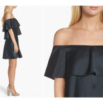 Eliza J  Off the Shoulder Popover Dress Dark Green 8 NEW Photo 10