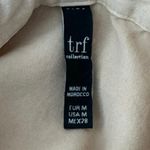 ZARA Dress Women Medium Cream Shirt Dress Button Front Casual Neutral Minimalist Photo 6