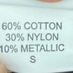 Eileen Fisher Rumpled Trench Coat Women’s Size Small Black Cotton Nylon Metallic Photo 12