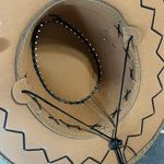 Tan Cowboy Hat with Black Stitching Photo 5