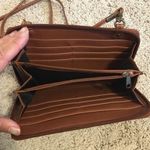 Esprit Vintage  cream and brown crossbody purse Photo 4