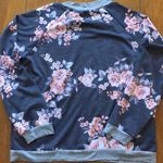 Lightweight Gray Floral Zip Front Baseball Bomber Jacket Large 3/$20 Sale! Photo 5