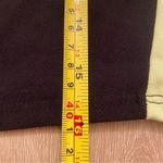 Black & Neon Yellow Sleeveless Crop Top Mock Neck Large Photo 4