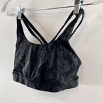 Lululemon Energy Sports Bra Criss Cross Back Yoga Sequin Snake Slate Black 4 Photo 6