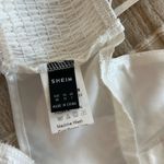 SheIn White silk skirt Photo 2