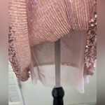Victoria's Secret  Pink Sequin Slip Mini Dress medium holiday‎ Barbiecore cocktail Photo 5