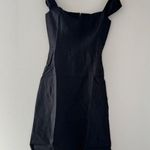 Reformation Bridgton Linen Black Midi Dress 6 Photo 2