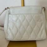 Vera Bradley Sarah Cloud White Quilted Leather Crossbody Bag Photo 3