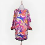 Trina Turk  Sevilla Tunic Cover Up ‎ Jersey Swimsuit Dress Size Large Photo 4