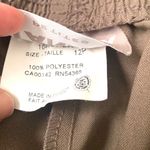 Women’s S/M Brown Tan Beige Khaki Color Slacks Dress Pants Wide Leg Petites Size 6 Photo 4