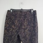 Style & Co Stretch Black Snakeskin Pattern Pants M Photo 3